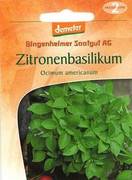 Ökosaatgut gibt es z. B. für Zitronenbasilikum